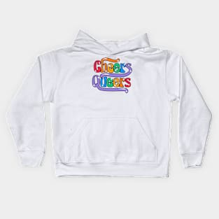 Cheers Queers // Funny Rainbow Pride LGBTQ Kids Hoodie